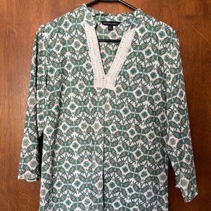 Brooks Brothers Paisley Tunic